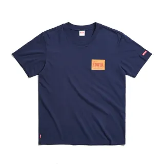 【EDWIN】男裝 印花夾層LOGO短袖T恤(黑色) 歷史價格詳細信息