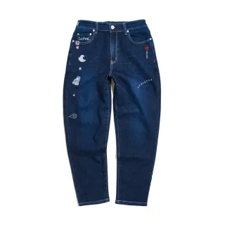 【EDWIN】江戶勝 女裝  經典滿版LOGO短袖T恤(丈青色) 歷史價格詳細信息