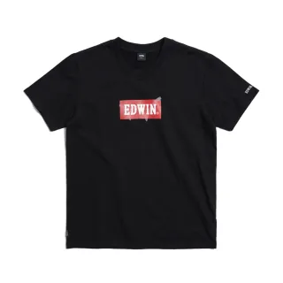 【EDWIN】男裝 BOX繡花厚長袖連帽T恤(黑色) 歷史價格詳細信息