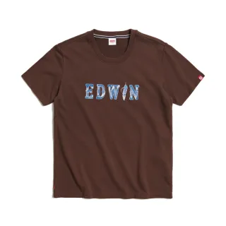 【EDWIN】男裝 牛仔紋日文字短袖T恤(白色) 歷史價格詳細信息