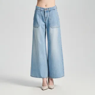 【SOMETHING】女裝 雙口袋水洗丹寧長袖襯衫(原藍色) 歷史價格詳細信息