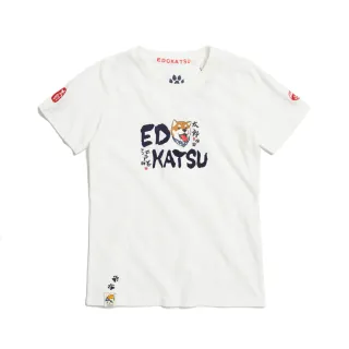 【EDWIN】江戶勝 女裝 勝太郎系列 酒醉太郎短袖T恤(淺卡其) 歷史價格詳細信息