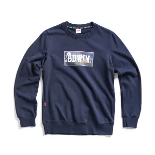 EDWIN 露營系列 富士山營地BOX LOGO厚長袖T恤(丈青色)-女款 歷史價格詳細信息