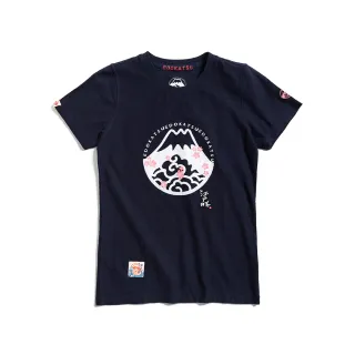 【EDWIN】江戶勝 女裝 富士櫻花刺繡休閒厚長袖T恤(米白色) 歷史價格詳細信息