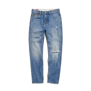 【EDWIN】男裝 BLUE TRIP拼貼破壞AB牛仔褲(中古藍) 歷史價格詳細信息