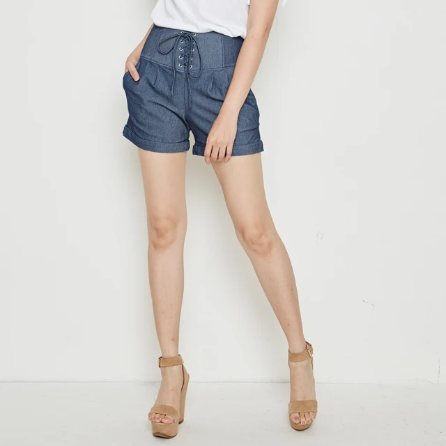 【SOMETHING】女裝 高腰復古男孩直筒褲(原藍色) 歷史價格詳細信息