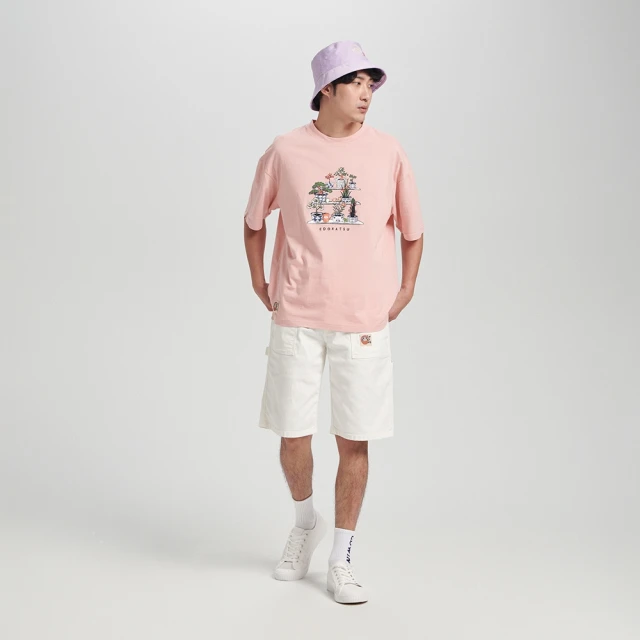 【EDWIN】江戶勝 男裝 寬版寬袖短袖T恤(米白色) 歷史價格詳細信息