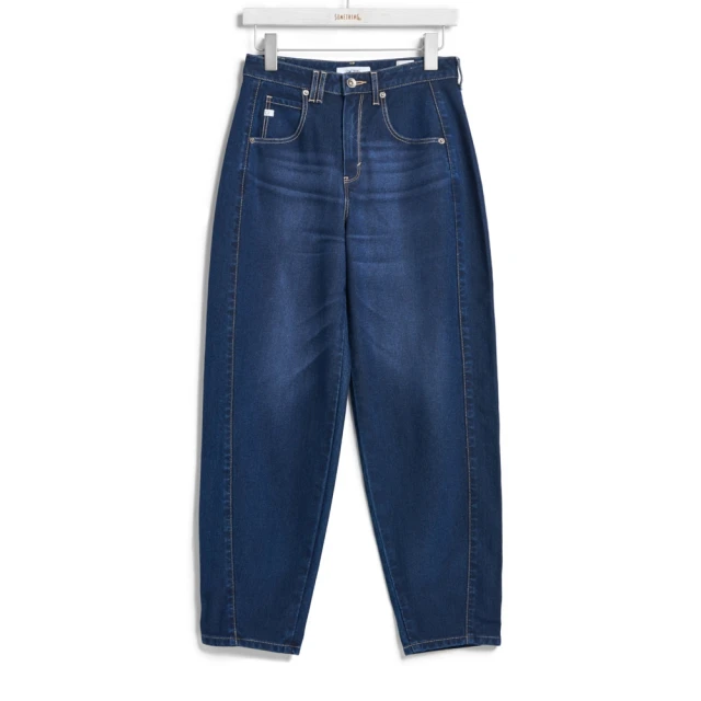 【SOMETHING】女裝 高腰復古男孩直筒褲(原藍色) 歷史價格詳細信息
