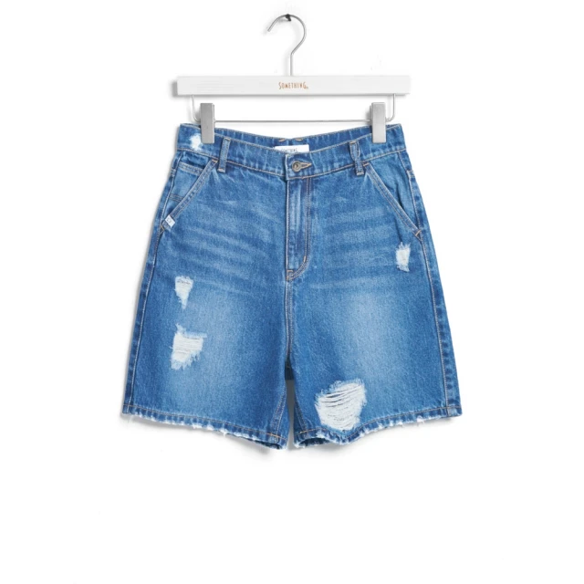 【SOMETHING】女裝 高腰復古男孩直筒褲(原藍色) 歷史價格詳細信息