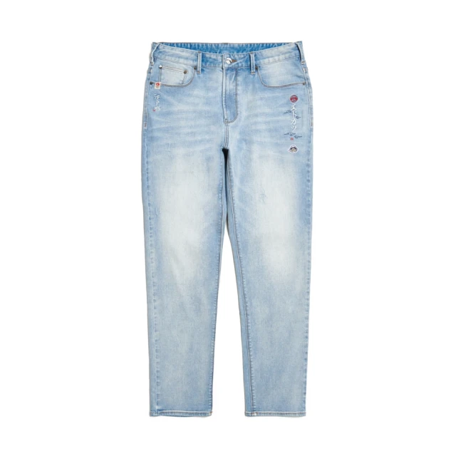 【EDWIN】江戶勝 男裝  經典繡花圖騰長袖T恤(米白色) 歷史價格詳細信息