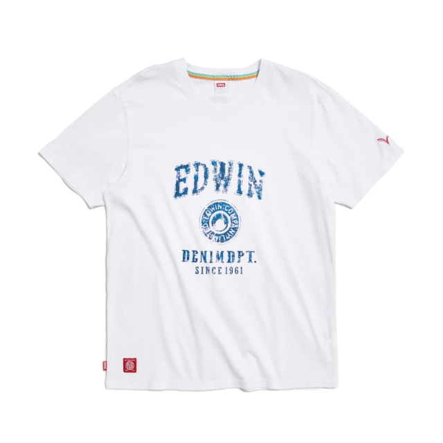 【EDWIN】男裝 印花夾層LOGO短袖T恤(黑色) 歷史價格詳細信息