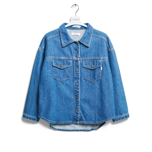 【SOMETHING】女裝 牛仔LOGO短袖T恤(淺卡其) 歷史價格詳細信息