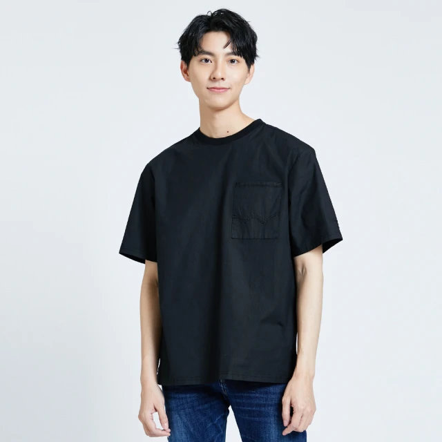 【EDWIN】男裝 EFS 網路限定LOGO斜紋長袖衛衣(黑灰色) 歷史價格詳細信息