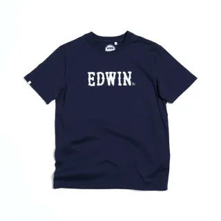 【EDWIN】女裝 PLUS+ 粉片DENIM短袖T恤(丈青色) 歷史價格詳細信息