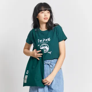 【EDWIN】江戶勝 女裝  經典滿版LOGO短袖T恤(丈青色) 歷史價格詳細信息