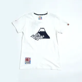 【EDWIN】江戶勝 女裝 富士櫻花刺繡休閒厚長袖T恤(米白色) 歷史價格詳細信息