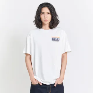 【EDWIN】男裝 PLUS+ 滿天星小LOGO口袋短袖T恤(白色) 歷史價格詳細信息