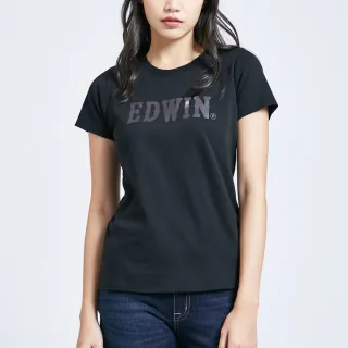 【EDWIN】女裝 迷彩BOX短袖T恤(黑色) 歷史價格詳細信息