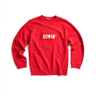 【EDWIN】男裝 厚磅口袋長羽毛造型長袖T恤(丈青色) 歷史價格詳細信息