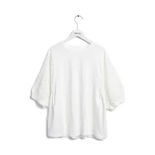 【SOMETHING】女裝 剪接打摺袖長袖襯衫(拔洗藍) 歷史價格詳細信息