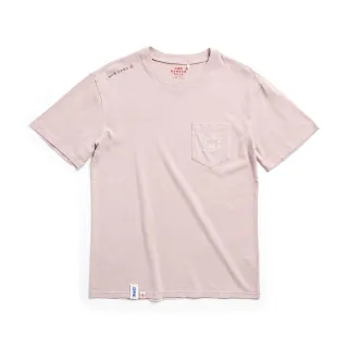 【EDWIN】女裝 紅標金屬字LOGO短袖T恤(米白色) 歷史價格詳細信息