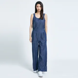 【SOMETHING】女裝 NEO FIT個性寬鬆吊帶長褲(酵洗藍) 歷史價格詳細信息