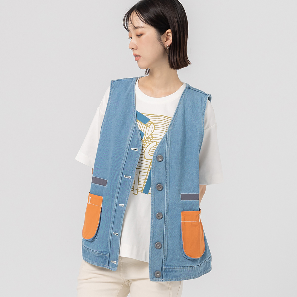 【a la sha】色塊寬鬆長褲 歷史價格詳細信息