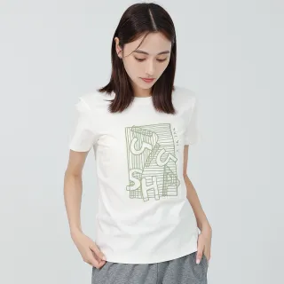 【a la sha】編織線條跳色LOGO印花T 歷史價格詳細信息