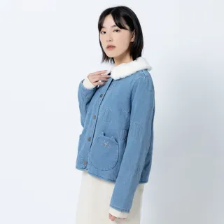 【a la sha】Q咪荷包蛋拼色微喇叭牛仔褲 歷史價格詳細信息