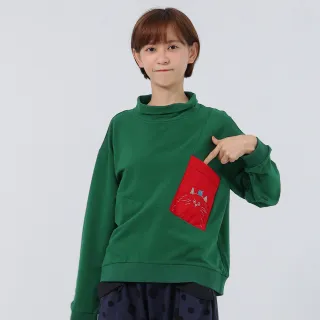 【a la sha】異材質斜邊剪接寬鬆褲 歷史價格詳細信息