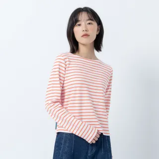 【a la sha】條紋半高領LOGO郵票上衣 歷史價格詳細信息