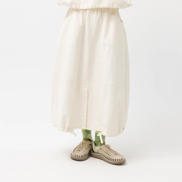 【a la sha】後鬆緊剪接寬鬆牛仔褲 歷史價格詳細信息