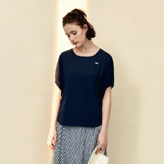 蜜雪兒MySHEROS-純棉圓領質感長袖上衣-米-0310-24253-11 歷史價格詳細信息