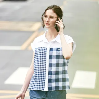 Vita-翻領綁帶愛心印花排釦雪紡上衣-白-1360-21663-10 歷史價格詳細信息