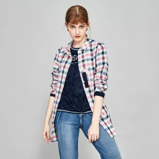 Vita-翻領綁帶愛心印花排釦雪紡上衣-白-1360-21663-10 歷史價格詳細信息