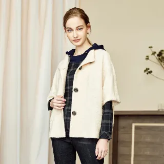 蜜雪兒MySHEROS-羊毛素色針織套頭上衣-酒紅-0410-34276-36 歷史價格詳細信息