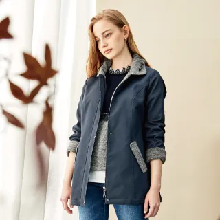 【MYSHEROS 蜜雪兒】抽繩上衣 格紋翻領 雙口袋設計(梨/駝) 歷史價格詳細信息