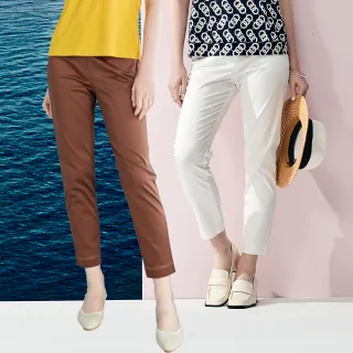 蜜雪兒 高含棉拉鍊鈕釦微彈力纖腿窄管七分褲 卡其 MySHEROS 官方直營店 2110-33864-58 歷史價格詳細信息