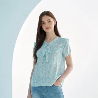 【MYSHEROS 蜜雪兒】棉質造型上衣 彈性拼接領 簡約設計(黃) 歷史價格詳細信息