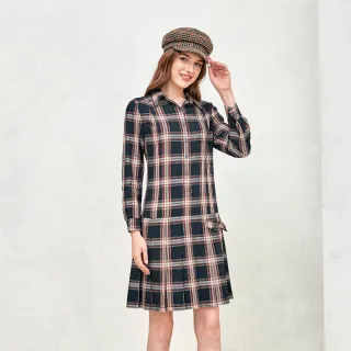 蜜雪兒MySHEROS-圓領格紋洋裝-藍-0310-18153-70 歷史價格詳細信息