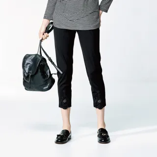 蜜雪兒 棉質鬆緊帶鑲亮鑽星星微彈性長褲 黑 透氣進口布料 MySHEROS 官方直營店 1310-13653-20 歷史價格詳細信息