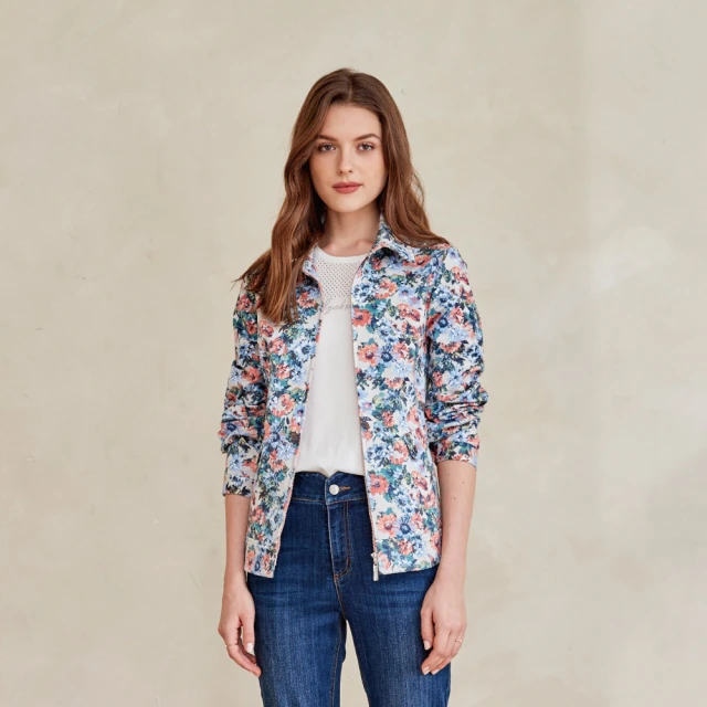 蜜雪兒MySHEROS-翻領拉鍊鏤空夾克-淺綠-1210-25121-62 歷史價格詳細信息