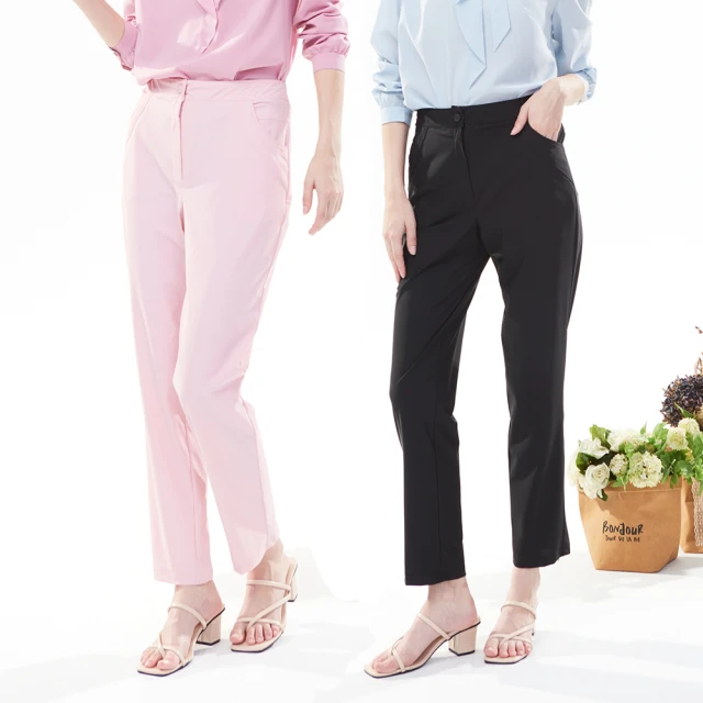 蜜雪兒MySHEROS-素色修身休閒長褲-土黃 0110-23862-51 歷史價格詳細信息