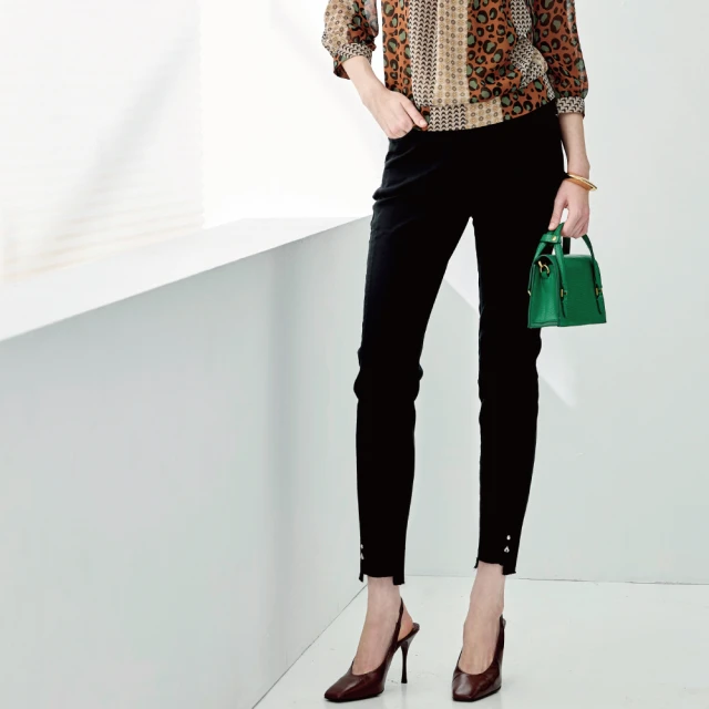 蜜雪兒 高含棉拉鍊鈕釦微彈力纖腿窄管七分褲 卡其 MySHEROS 官方直營店 2110-33864-58 歷史價格詳細信息