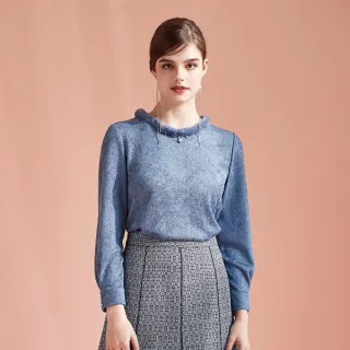 蜜雪兒MySHEROS-圓領圓點條紋休閒上衣-綠-0410-31669-60 歷史價格詳細信息