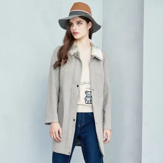 蜜雪兒 羊毛鑲亮鑽圓領顯瘦針織衫 灰MySHEROS 官方直營店 2410-24273-21 歷史價格詳細信息