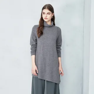 蜜雪兒 羊毛鑲亮鑽圓領顯瘦針織衫 灰MySHEROS 官方直營店 2410-24273-21 歷史價格詳細信息