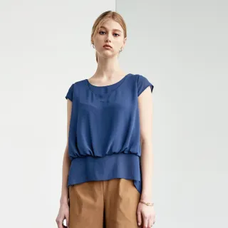 蜜雪兒MySHEROS-圓領層次滿版印花荷葉袖上衣-粉-1310-11608-31 歷史價格詳細信息