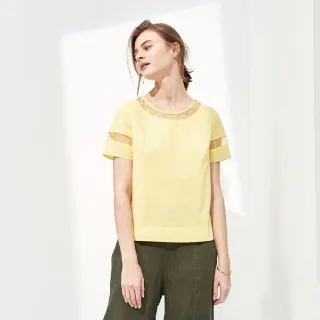 蜜雪兒MySHEROS-純棉圓領後拉鍊鏤空無袖雙層短洋裝-白-1210-18155-10 歷史價格詳細信息