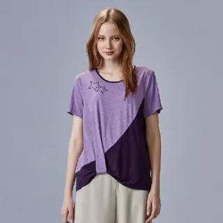 蜜雪兒 圓領拼接下擺開岔羊毛針織上衣 粉 MySHEROS 官方直營店 1410-24276-31 歷史價格詳細信息